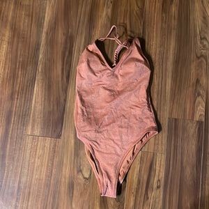 Cupshe one piece swimsuit NWT - rust color